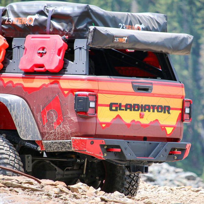 JT Rear Bumper Aluminum Corner Skids by Artec Industries