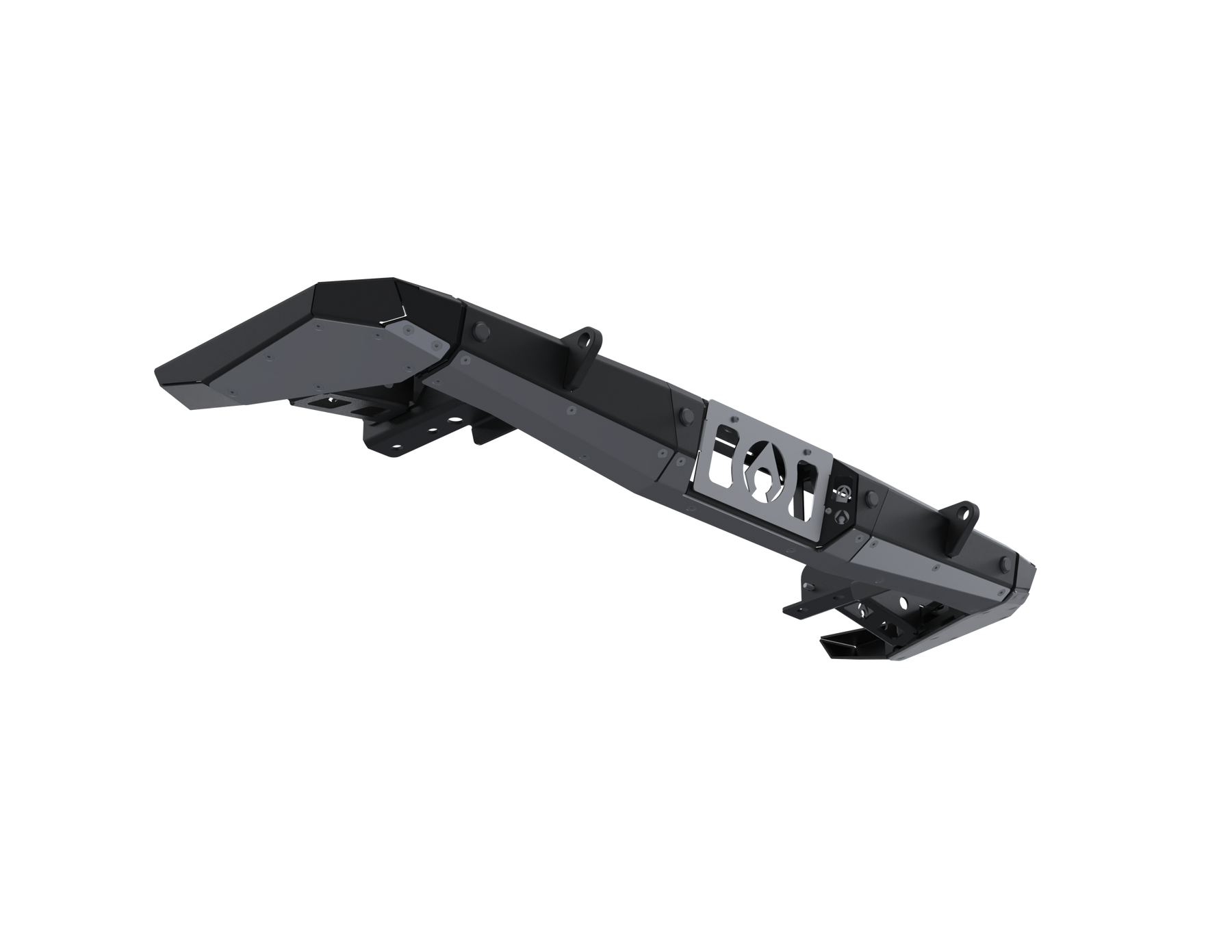07-Up Jeep Wranger/Gladiator High Clearance Rear Cut Bumper End Pods Raw Steel - JT0018