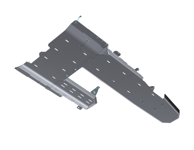 JT Gladiator T-Case/Fuel Skid/ DPF Only - 3.0L Diesel Aluminum by Artec Industries