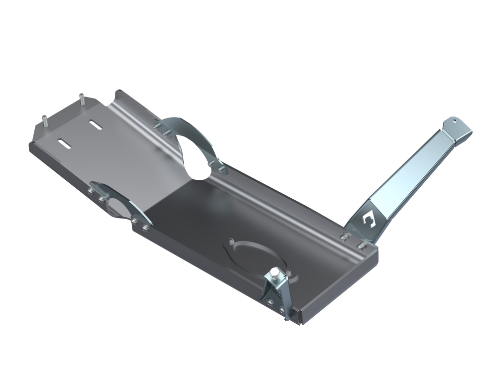 JT Gladiator Oil Skid Only With Oil Door - 3.6L Aluminum by Artec Industries