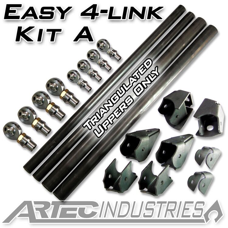Easy 4 Link Kit A No Tube All 1.25 Inch Rod Ends by Artec Industries - LK0004