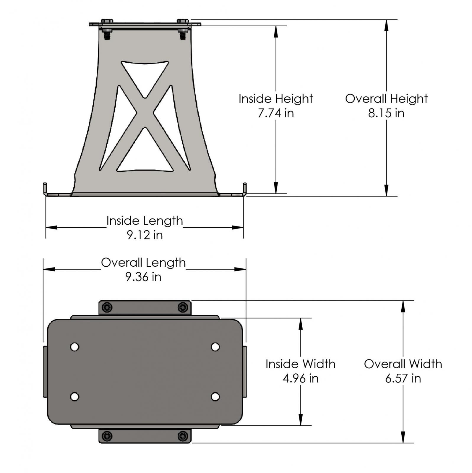 Optima Battery Mount Group 51 by Artec Industries