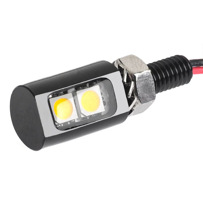 Miniature LED License Plate Bolt - Stud Mount - Cool White with Black Housing (1 light) by Artec Industries - OZ0802