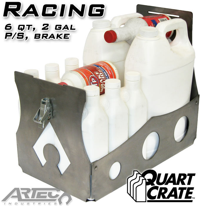 Racing Quart Crate 6 Qts Brake P/S 2 Gallons by Artec Industries