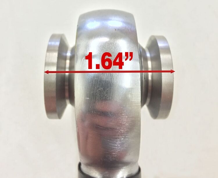 Short 7/8 Inch High Misalignment Spacers SS 3/4 Inch Pair by Artec Industries
