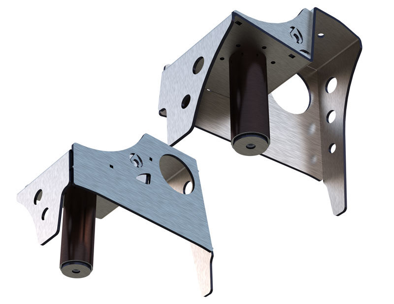Jeep TJ Front Frame Coil Buckets 97-06 Wrangler TJ All OEM by Artec Industries