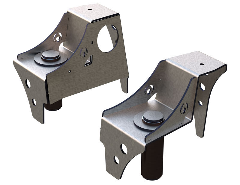 Jeep TJ Front Frame Coil Buckets 97-06 Wrangler TJ All OEM by Artec Industries - TJ2002