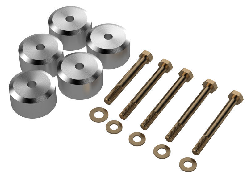 Jeep TJ Body Mount Spacer 1.25 Inch Kit 97-06 Wrangler TJ For Use With Part Number TJ2010 by Artec Industries - TJ2025