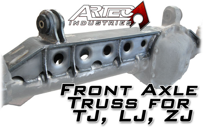 D30 Front Axle Truss For TJ LJ ZJ by Artec Industries