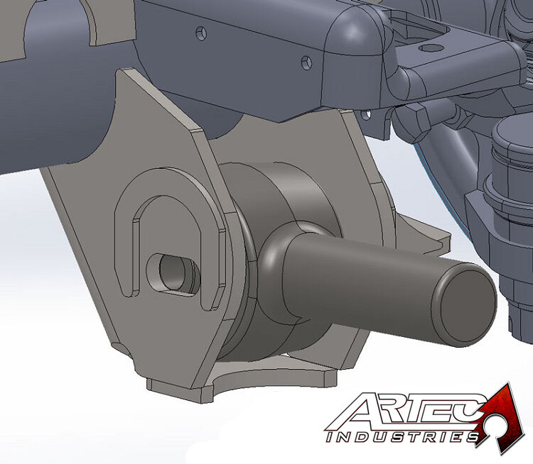 Dana 30 HD LCA Brackets CAM Slot W/Horseshoe by Artec Industries