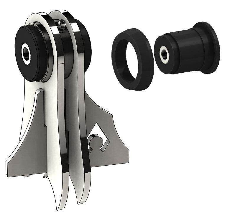TJ Front Axle UCA Replacement - RockJock Johnny Joints (Both Sides) by Artec Industries - TJ3025