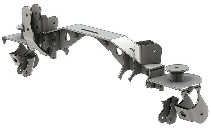 JK2TJ Rear Swap Kit W/Truss by Artec Industries - TJ4418