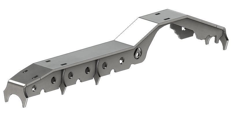 Low Profile Ford Kingpin/Balljoint Front Truss 85-97 by Artec Industries