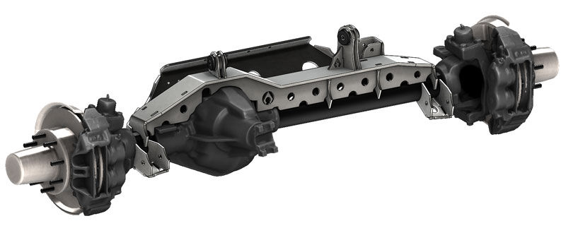 Low Profile Ford Kingpin/Balljoint Front Truss 85-97 by Artec Industries