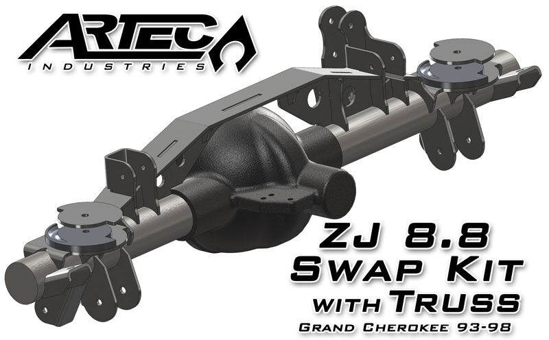 ZJ 8.8 Swap Kit W/Truss 93-98 Jeep Grand Cherokee by Artec Industries