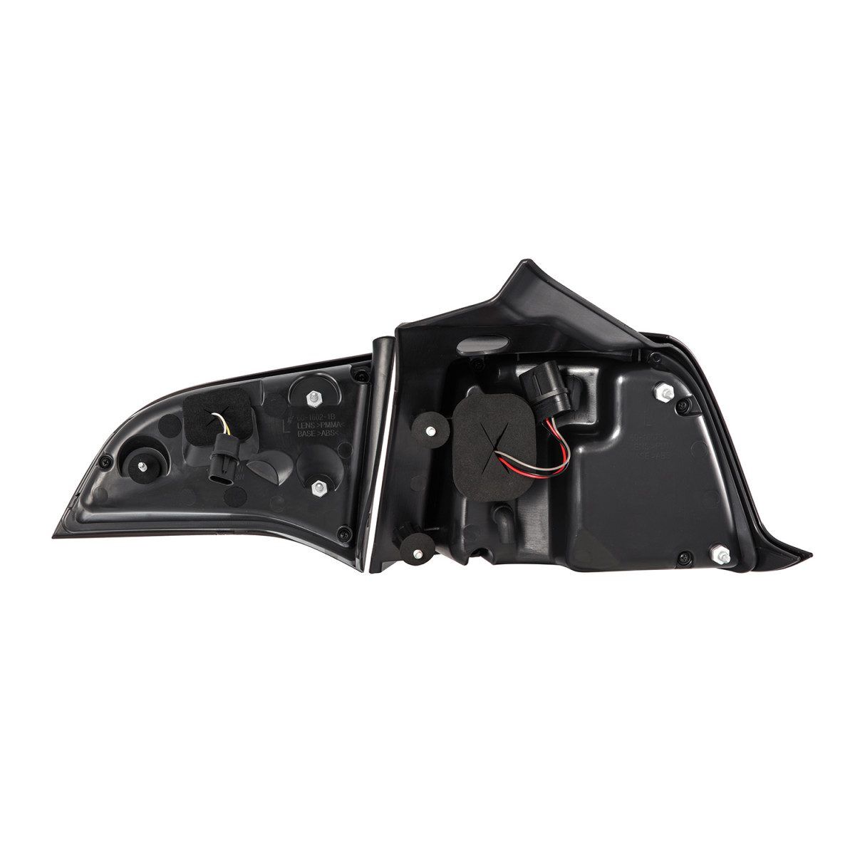 17-22 Tesla Model 3 PRO-Series LED Tail Lights Jet Black by AlphaRex