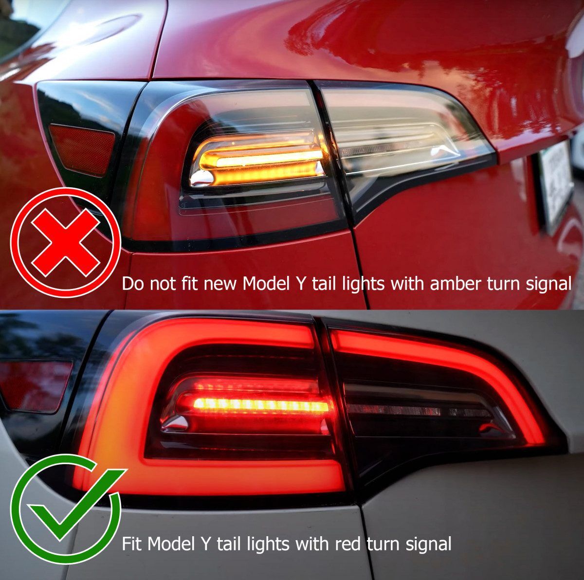 17-22 Tesla Model 3 PRO-Series LED Tail Lights Jet Black by AlphaRex