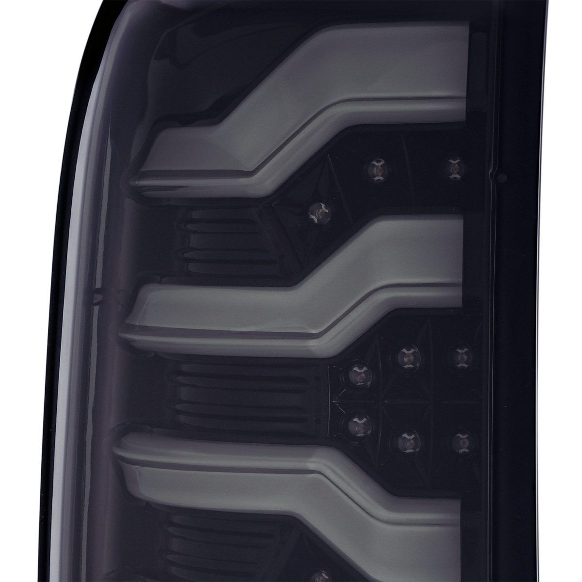 15-19 Silverado 2500HD/3500HD PRO-Series LED Tail Lights Jet Black by AlphaRex