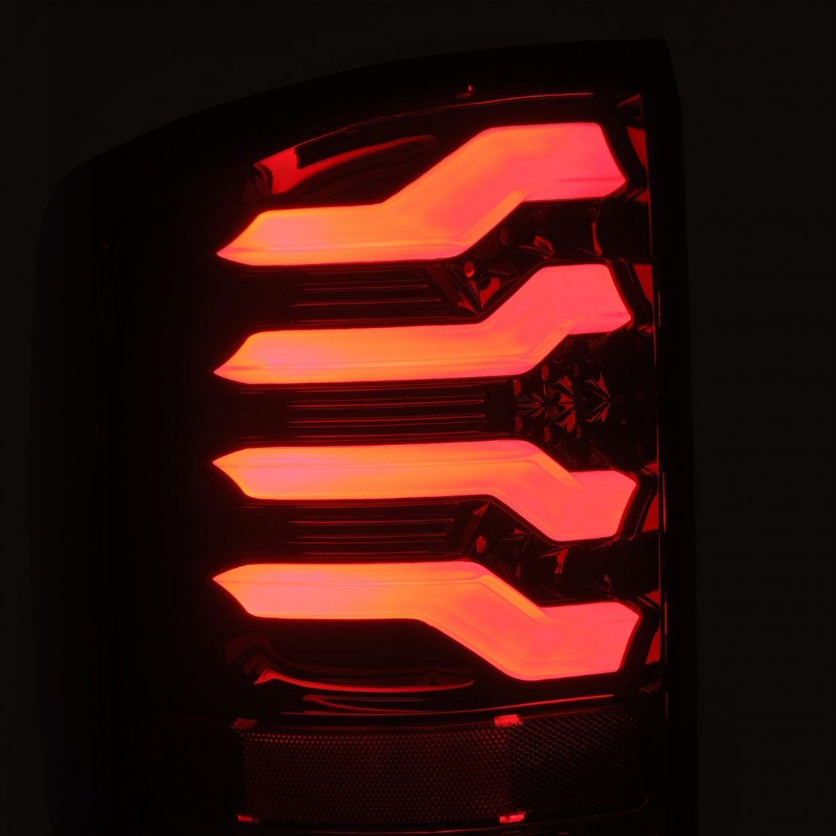 15-19 Silverado 2500HD/3500HD PRO-Series LED Tail Lights Jet Black by AlphaRex