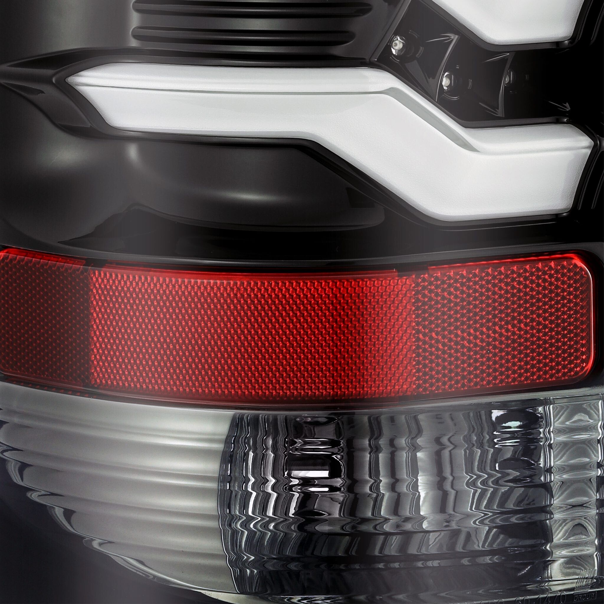 14-18 GMC Sierra 1500/2500HD/3500HD PRO-Series LED Tail Lights Jet Black by AlphaRex