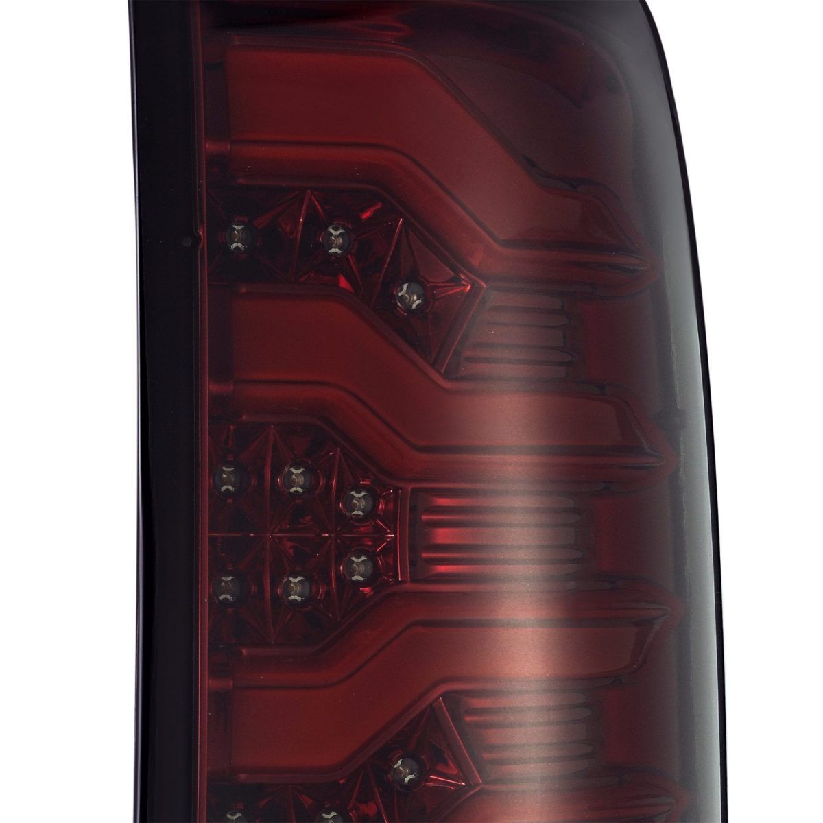 14-18 GMC Sierra 1500/2500HD/3500HD PRO-Series LED Tail Lights Red Smoke by AlphaRex