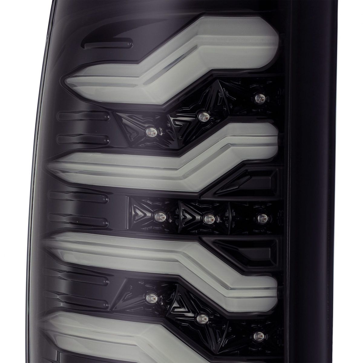 10-18 Ram 2500/3500 Truck PRO-Series LED Tail Lights Jet Black by AlphaRex