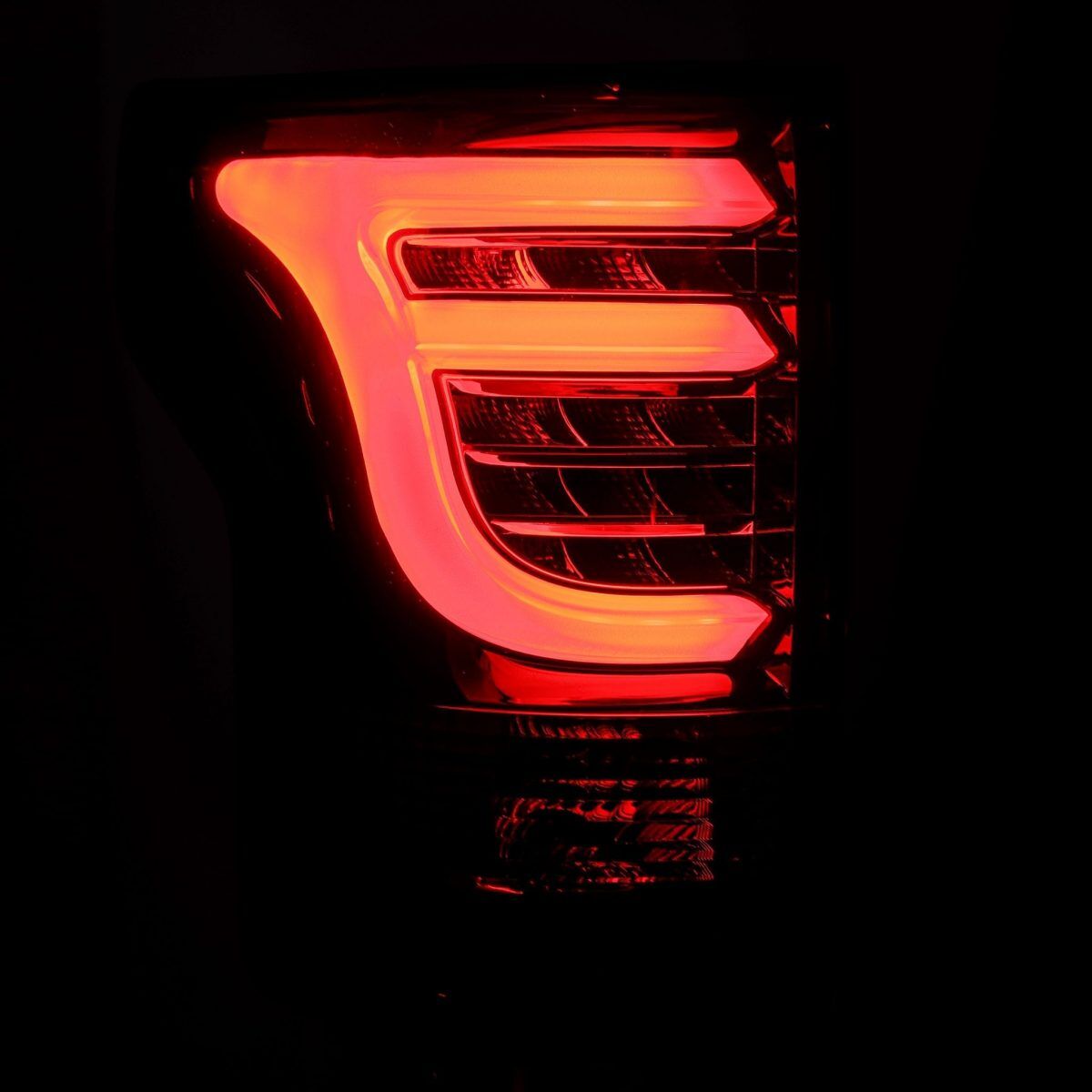 15-20 Ford F-150 PRO-Series LED Tail Lights Jet Black by AlphaRex