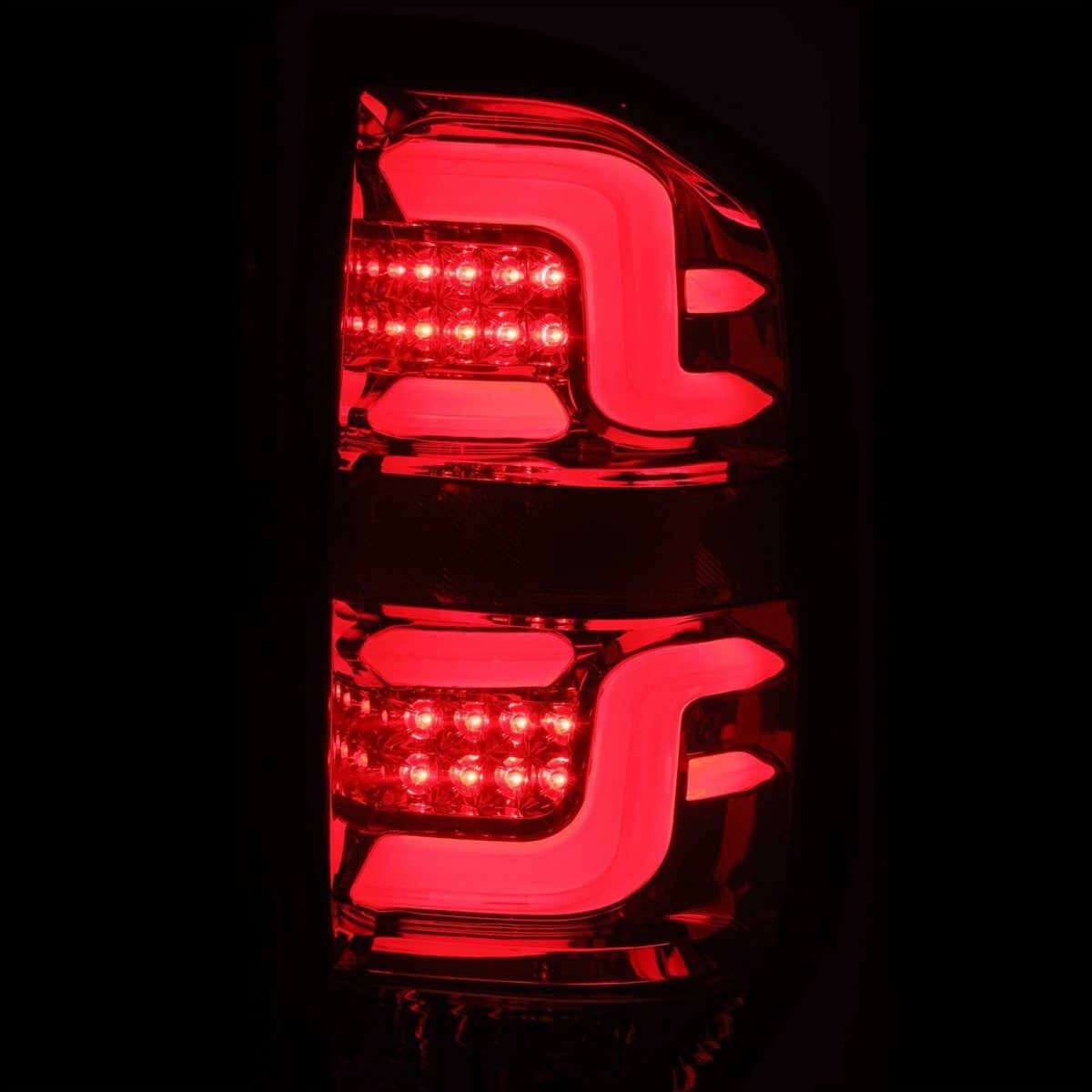 14-21 Toyota Tundra PRO-Series LED Tail Lights Jet Black by AlphaRex