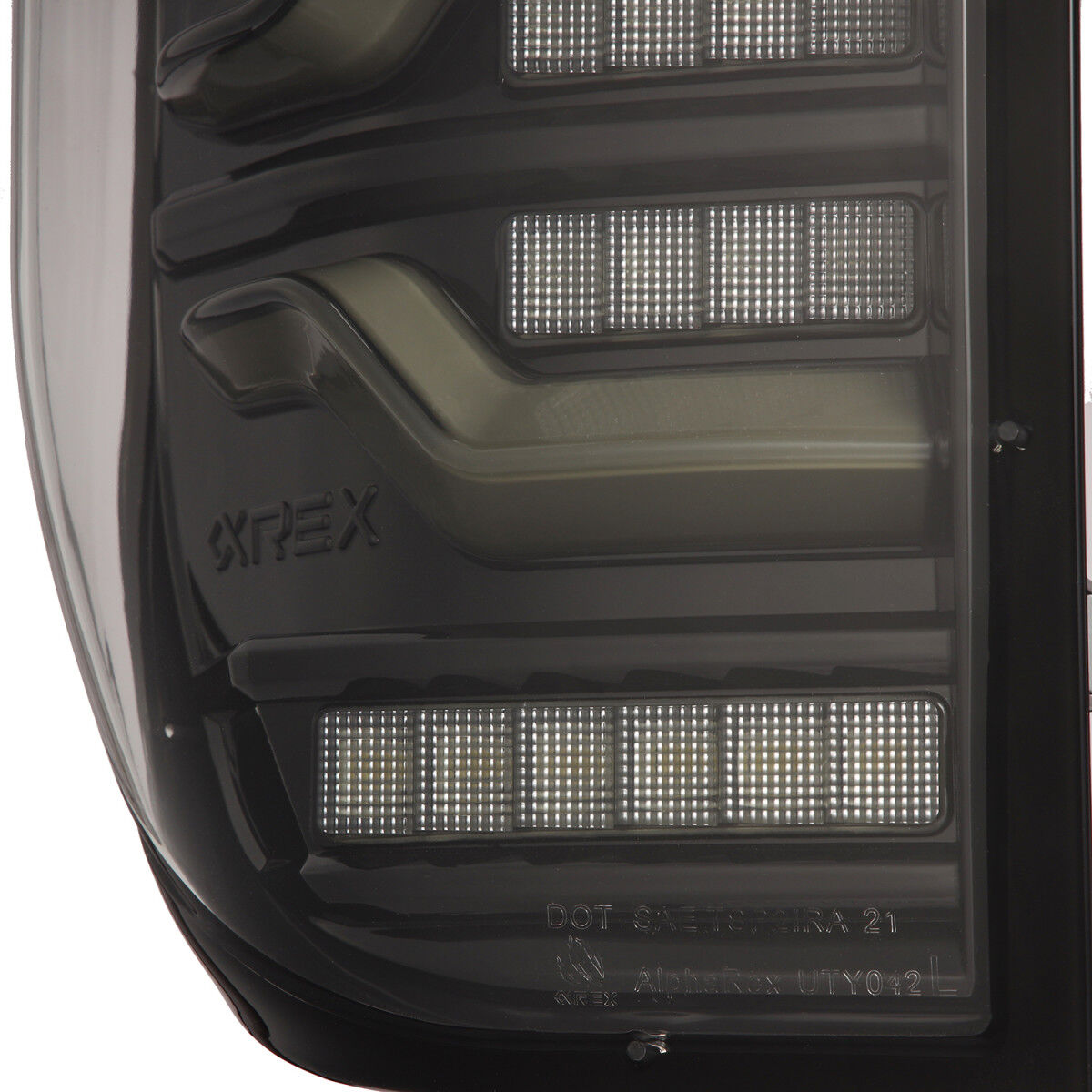 14-21 Toyota Tundra LUXX-Series LED Tail Lights Black by AlphaRex