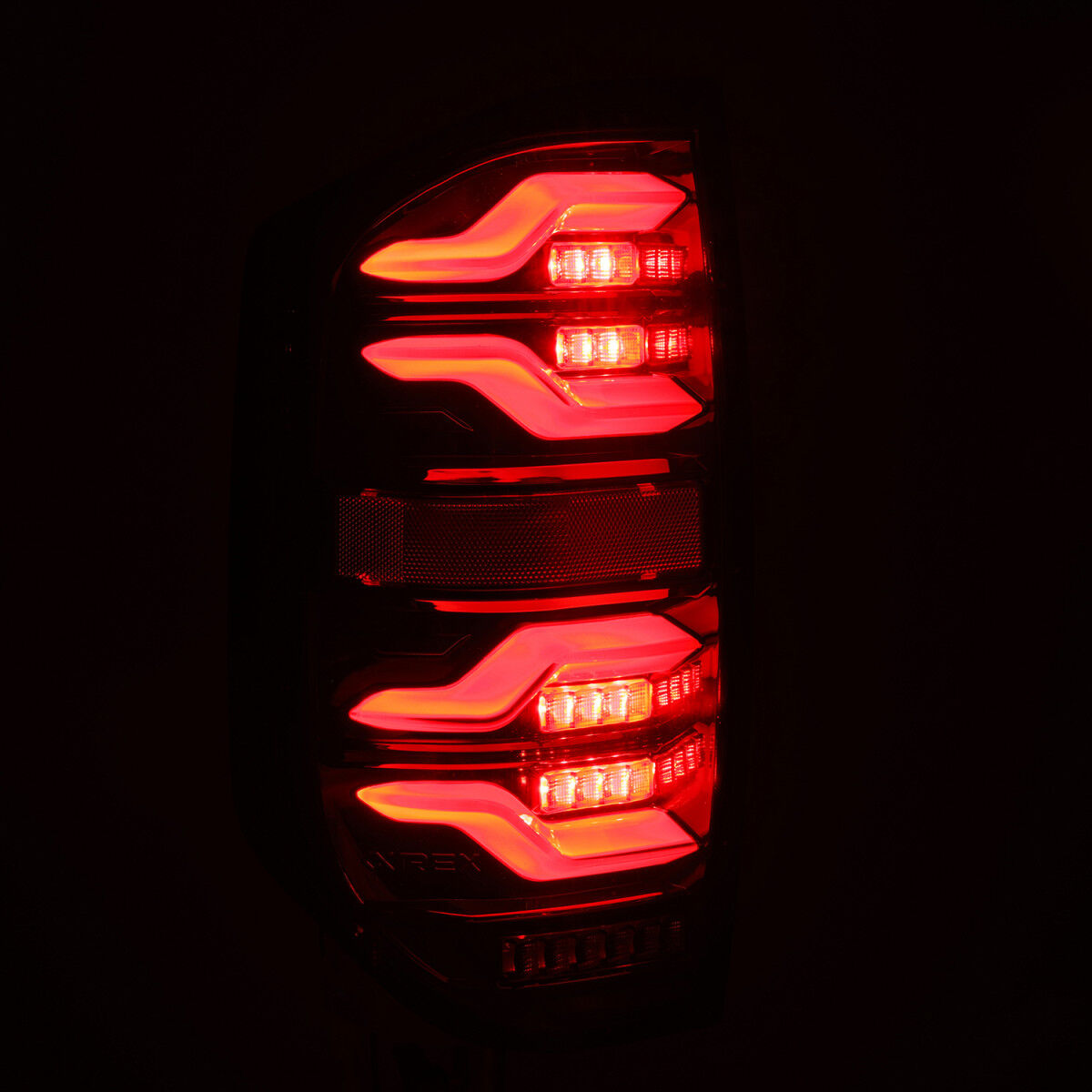 14-21 Toyota Tundra LUXX-Series LED Tail Lights Black by AlphaRex