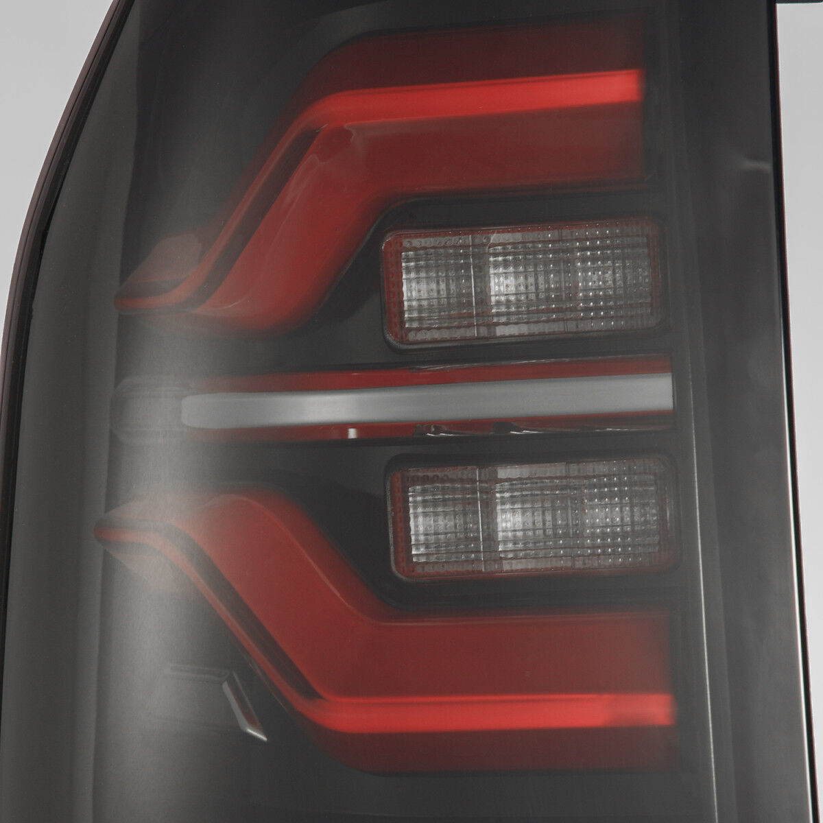14-21 Toyota Tundra LUXX-Series LED Tail Lights Black-Red by AlphaRex