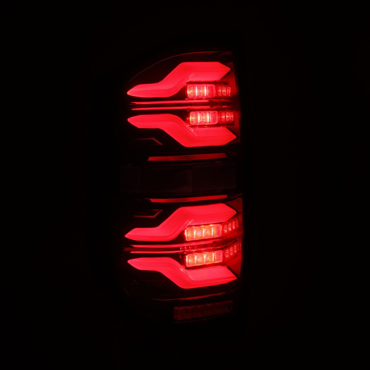 14-21 Toyota Tundra LUXX-Series LED Tail Lights Black-Red by AlphaRex
