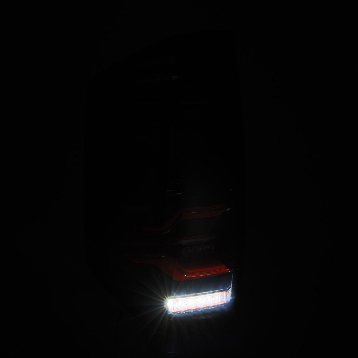 14-21 Toyota Tundra LUXX-Series LED Tail Lights Black-Red by AlphaRex