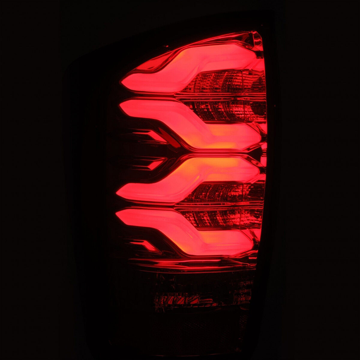 16-23 Toyota Tacoma PRO-Series LED Tail Lights Jet Black by AlphaRex