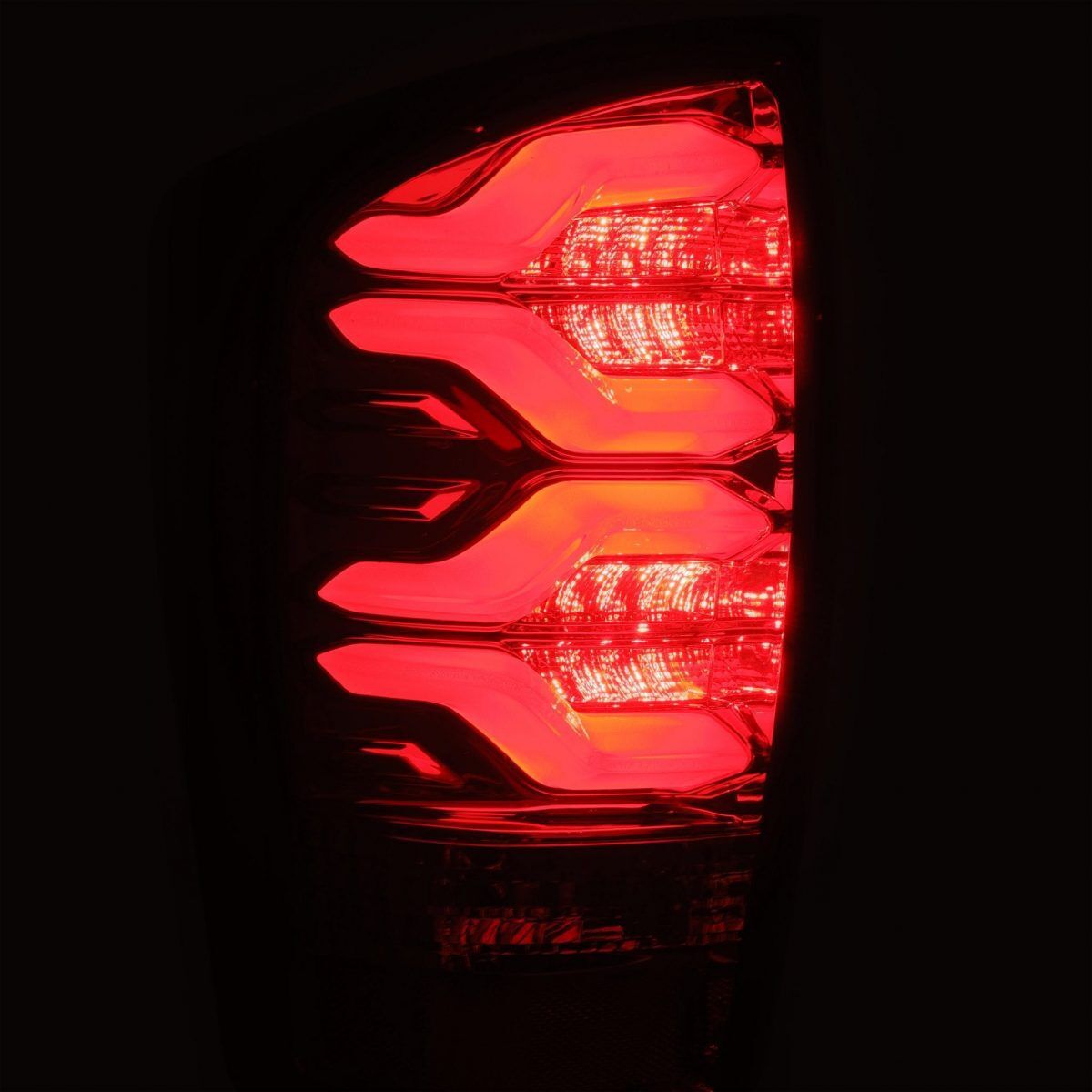 16-23 Toyota Tacoma PRO-Series LED Tail Lights Red Smoke by AlphaRex