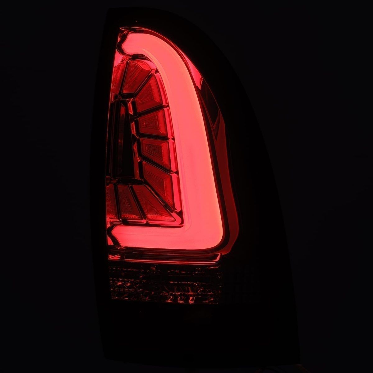 05-15 Toyota Tacoma PRO-Series LED Tail Lights Jet Black by AlphaRex