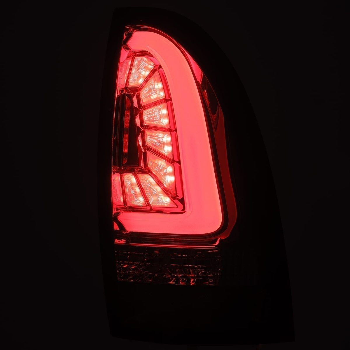 05-15 Toyota Tacoma PRO-Series LED Tail Lights Jet Black by AlphaRex