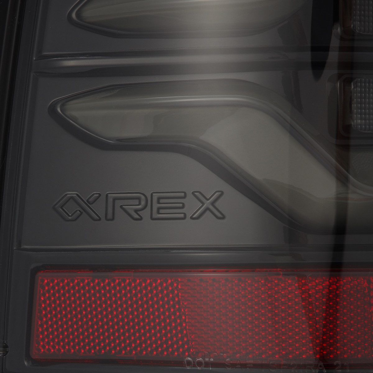 05-15 Toyota Tacoma LUXX-Series LED Tail Lights Alpha-Black by AlphaRex