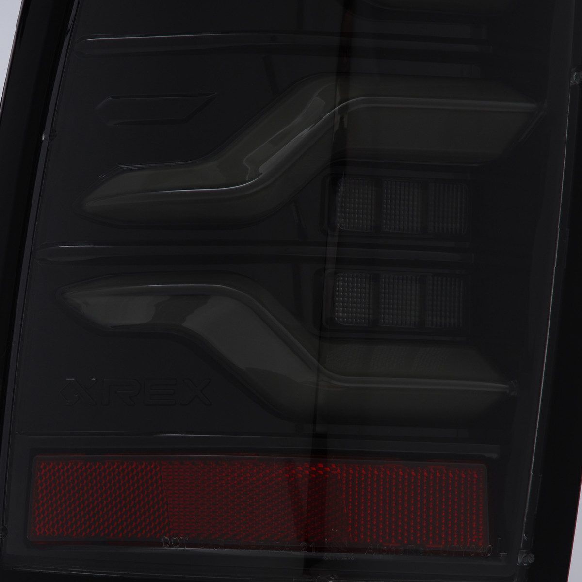 05-15 Toyota Tacoma LUXX-Series LED Tail Lights Alpha-Black by AlphaRex