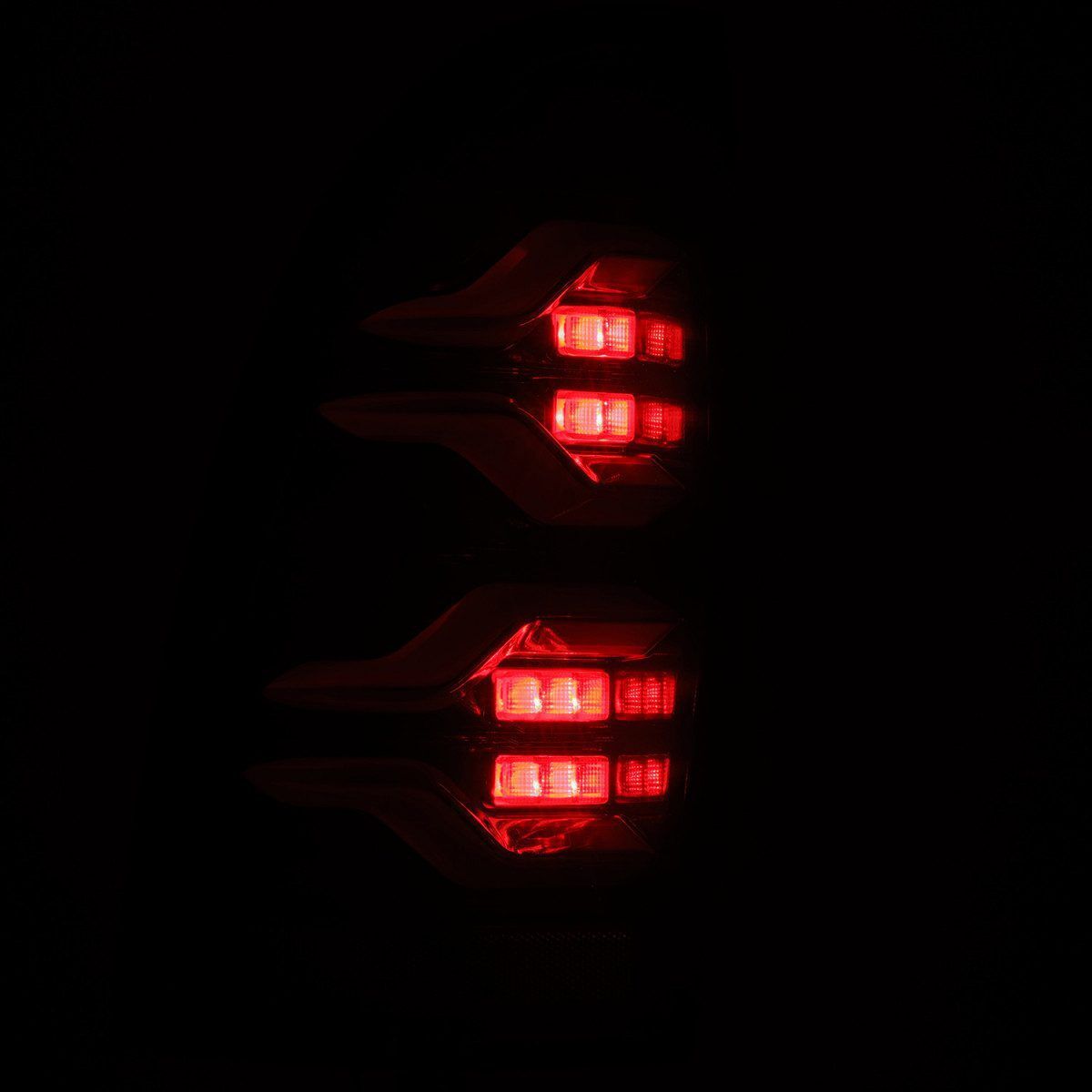 05-15 Toyota Tacoma LUXX-Series LED Tail Lights Alpha-Black by AlphaRex