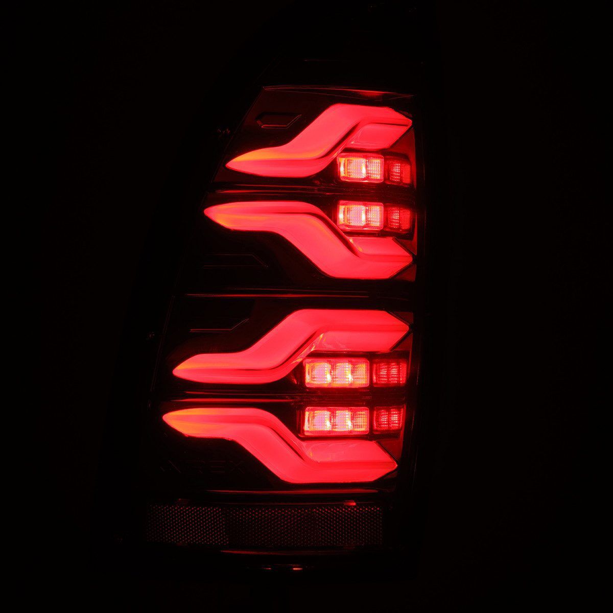 05-15 Toyota Tacoma LUXX-Series LED Tail Lights Alpha-Black by AlphaRex