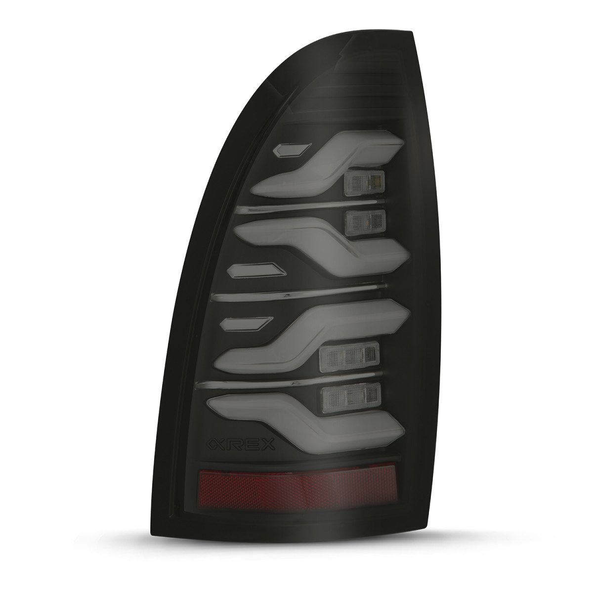 05-15 Toyota Tacoma LUXX-Series LED Tail Lights Black by AlphaRex