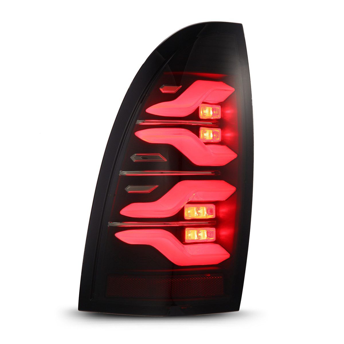 05-15 Toyota Tacoma LUXX-Series LED Tail Lights Black by AlphaRex