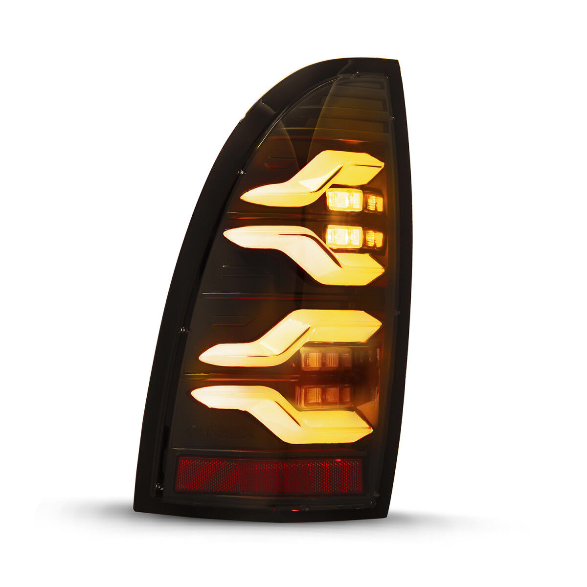 05-15 Toyota Tacoma LUXX-Series LED Tail Lights Black by AlphaRex