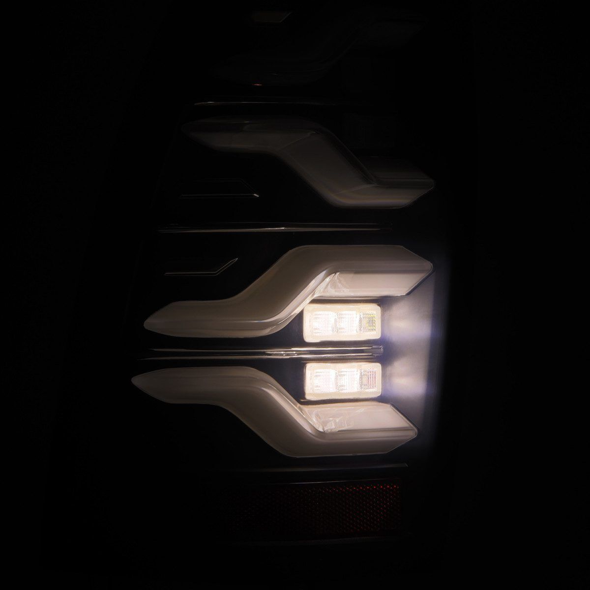 05-15 Toyota Tacoma LUXX-Series LED Tail Lights Black by AlphaRex