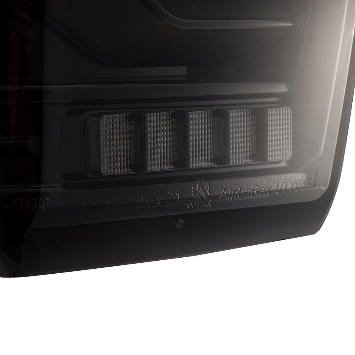 16-23 Toyota Tacoma LUXX-Series LED Tail Lights Alpha-Black by AlphaRex