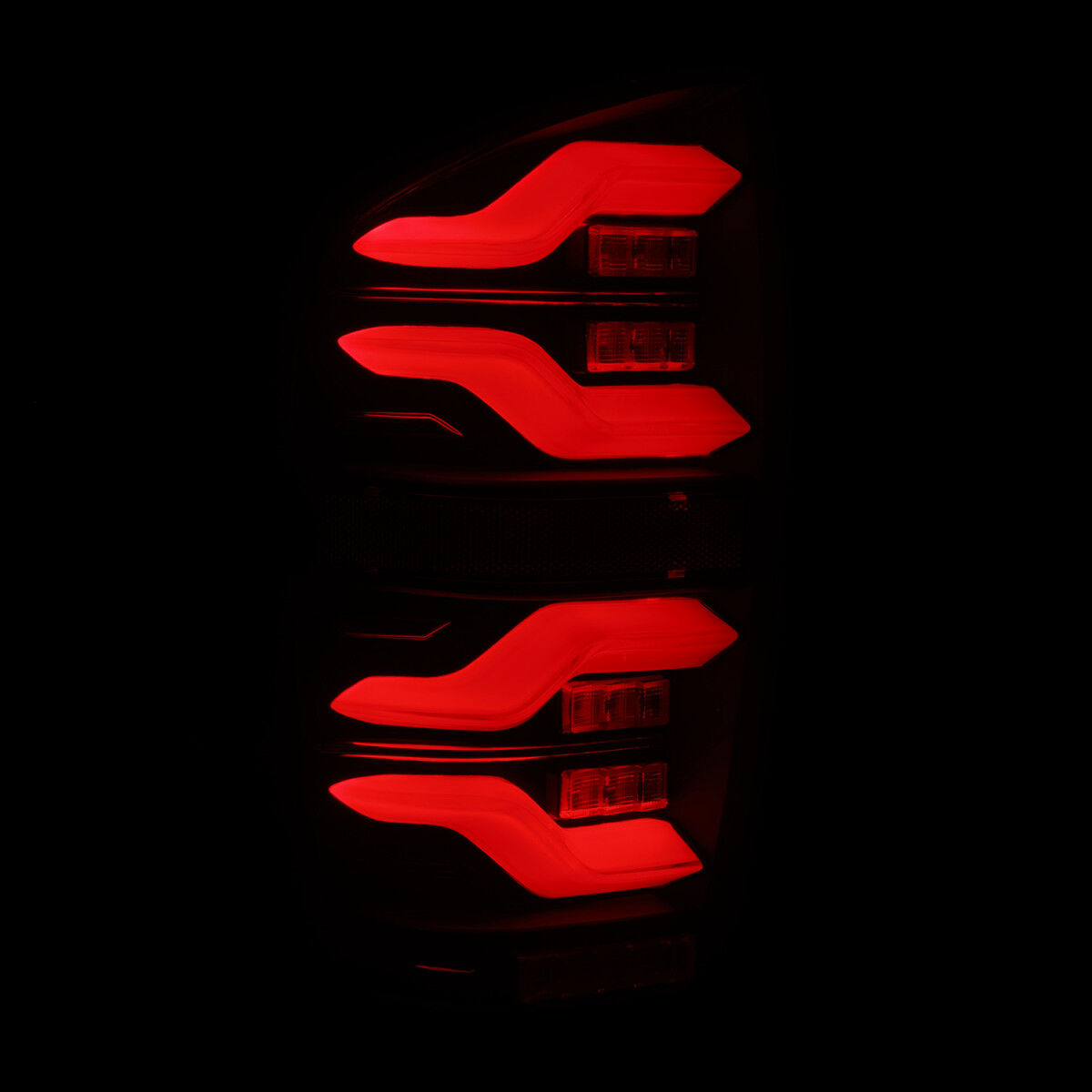 16-23 Toyota Tacoma LUXX-Series LED Tail Lights Alpha-Black by AlphaRex