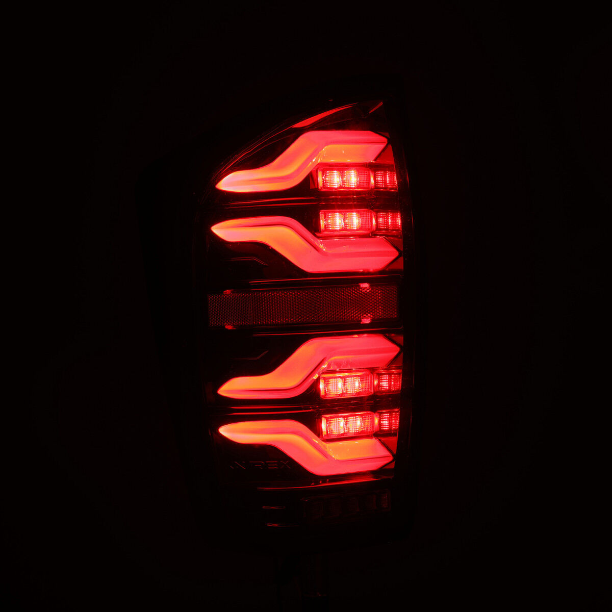 16-23 Toyota Tacoma LUXX-Series LED Tail Lights Alpha-Black by AlphaRex