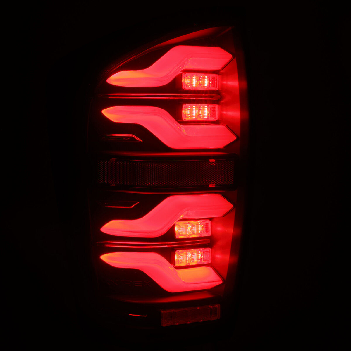 16-23 Toyota Tacoma LUXX-Series LED Tail Lights Black by AlphaRex