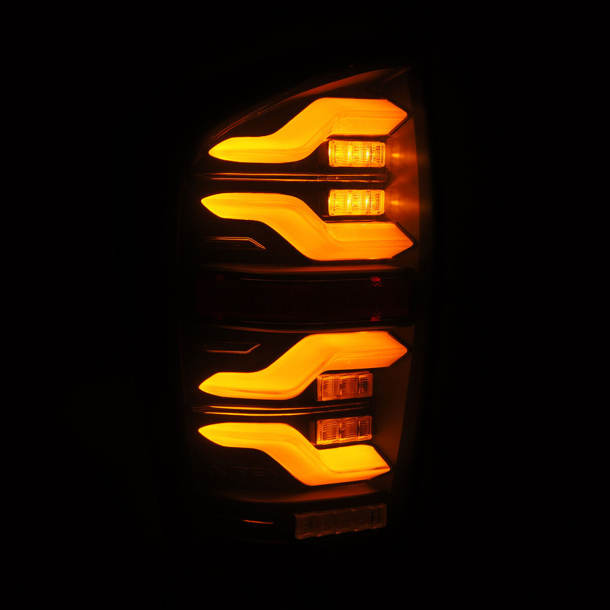 16-23 Toyota Tacoma LUXX-Series LED Tail Lights Black by AlphaRex